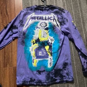 Purple Metallica vintage long tee